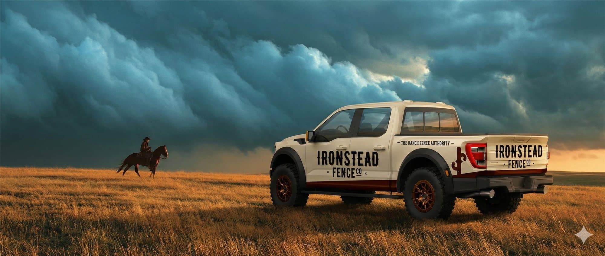 Service contractor truck wrap by WrapMasters
