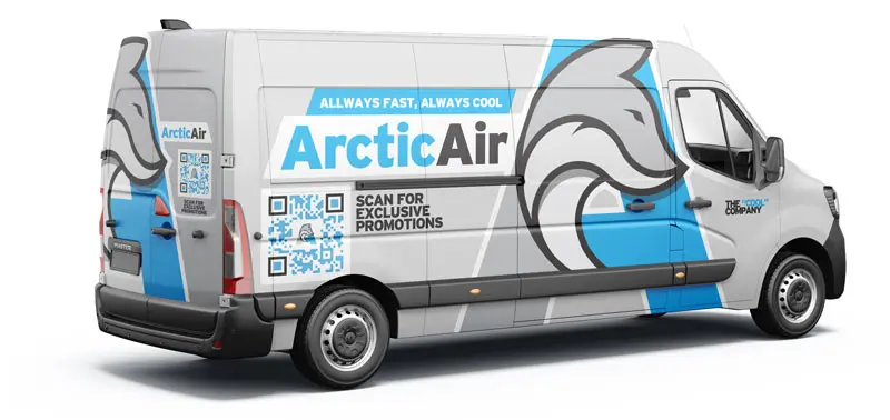 Professionally Branded Commercial Van Wrap