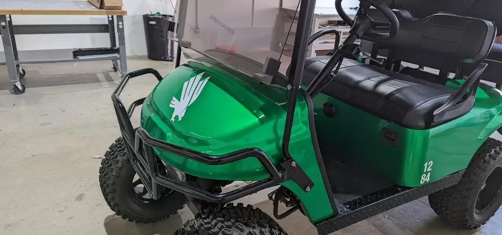 UNT Golf Cart Full Wrap