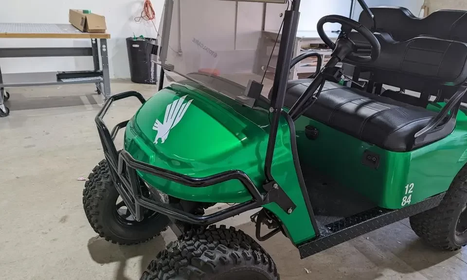 UNT Golf Cart Full Wrap