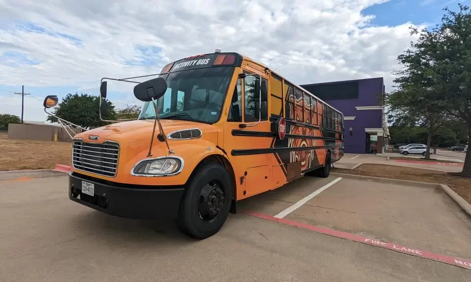 Pilot Point Bearcats School Bus Wrap