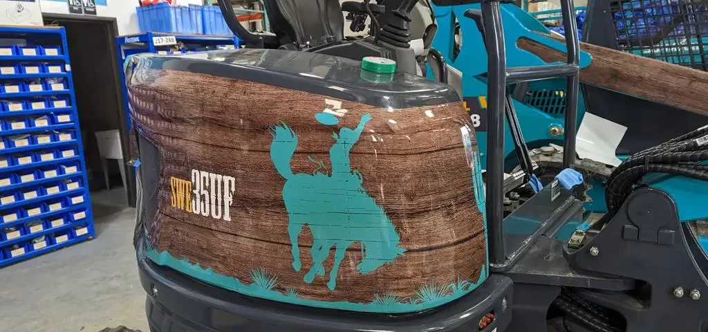 Heavy Equipment Wrap