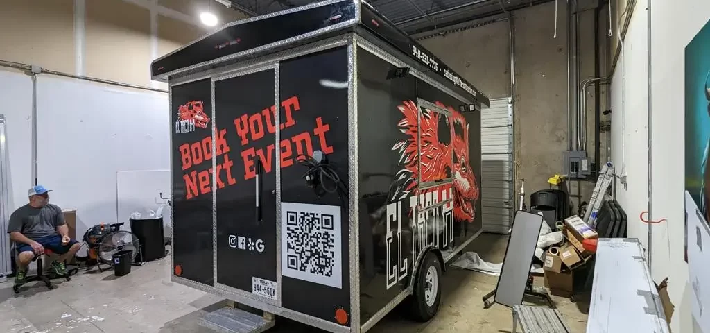 Food Trailer Wrap