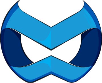Creating the mask behind the logo. WrapMasters Comic Logo