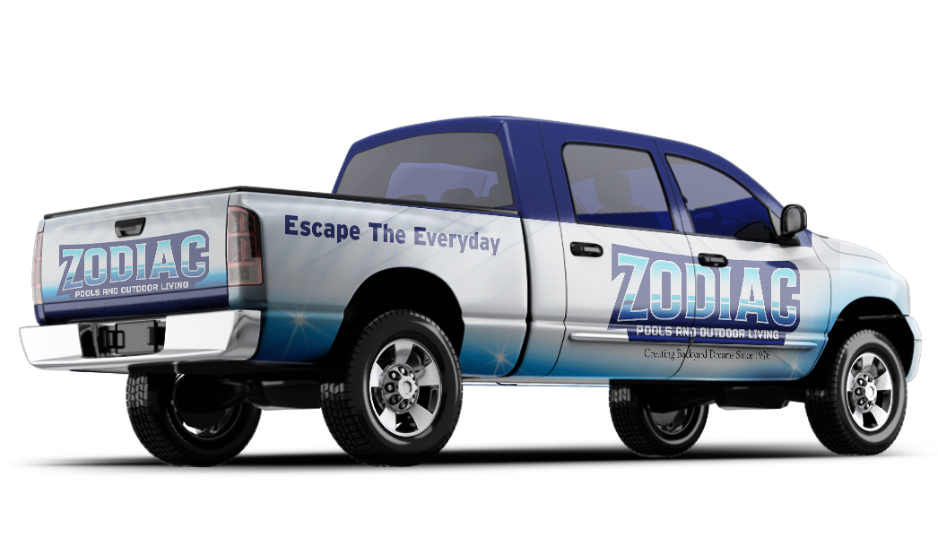 Zodiac Pools Truck Wrap