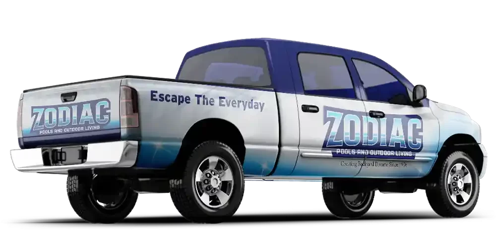 Car Wrap Truck Commercial Pool Company