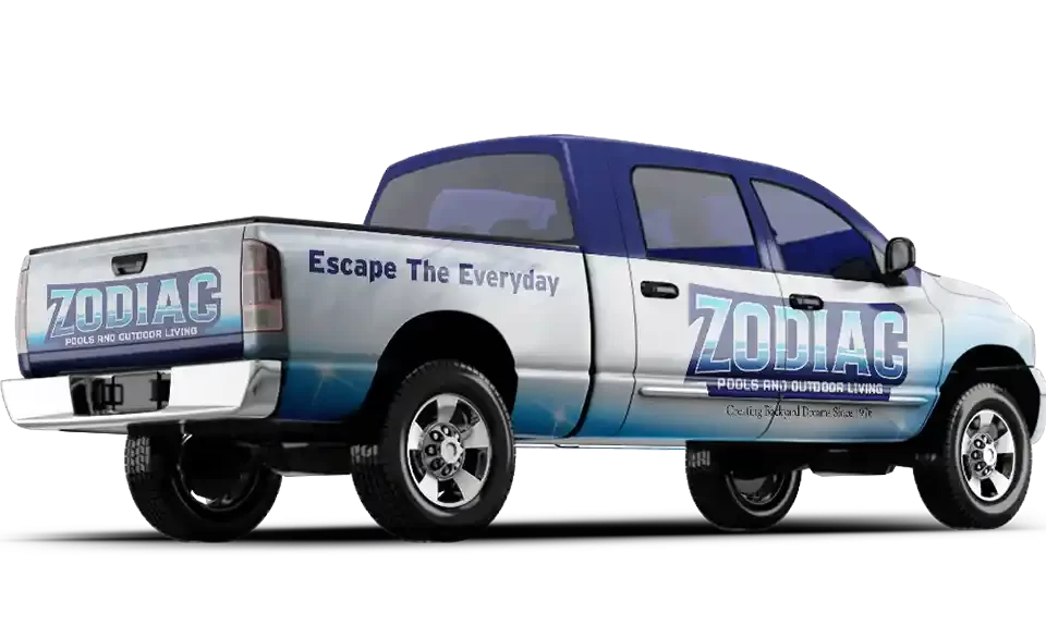 Car Wrap Truck Commercial Pool Company