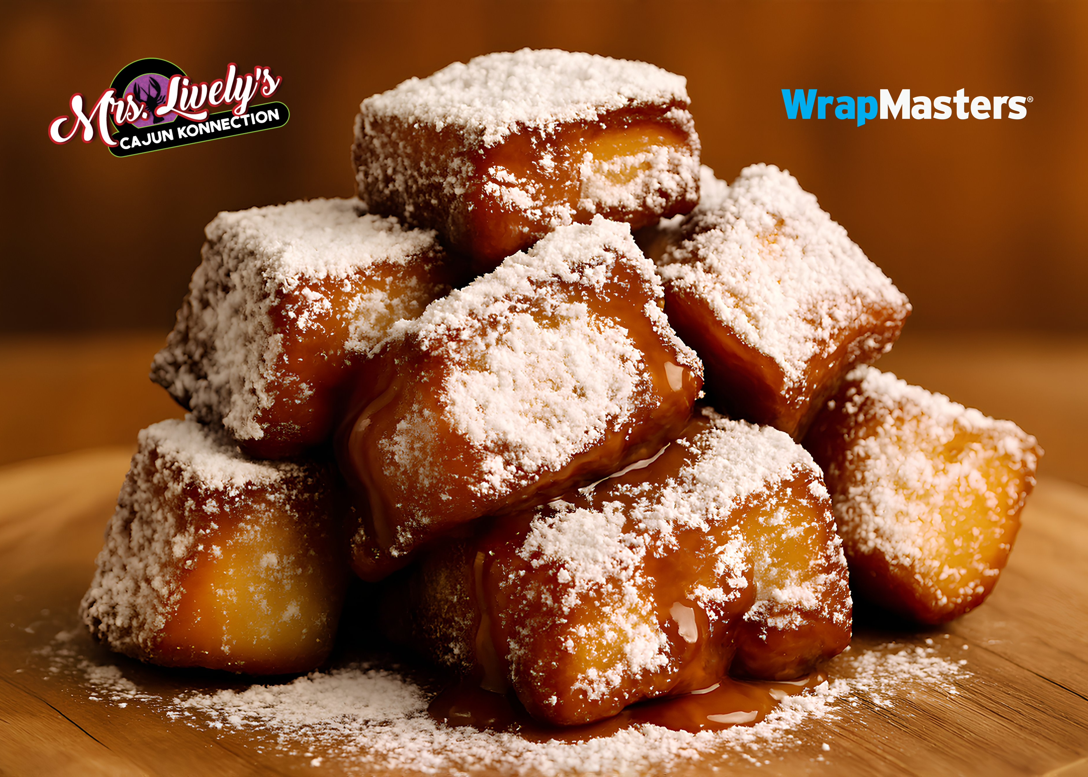 bread pudding Food Photography Trailer Wrap