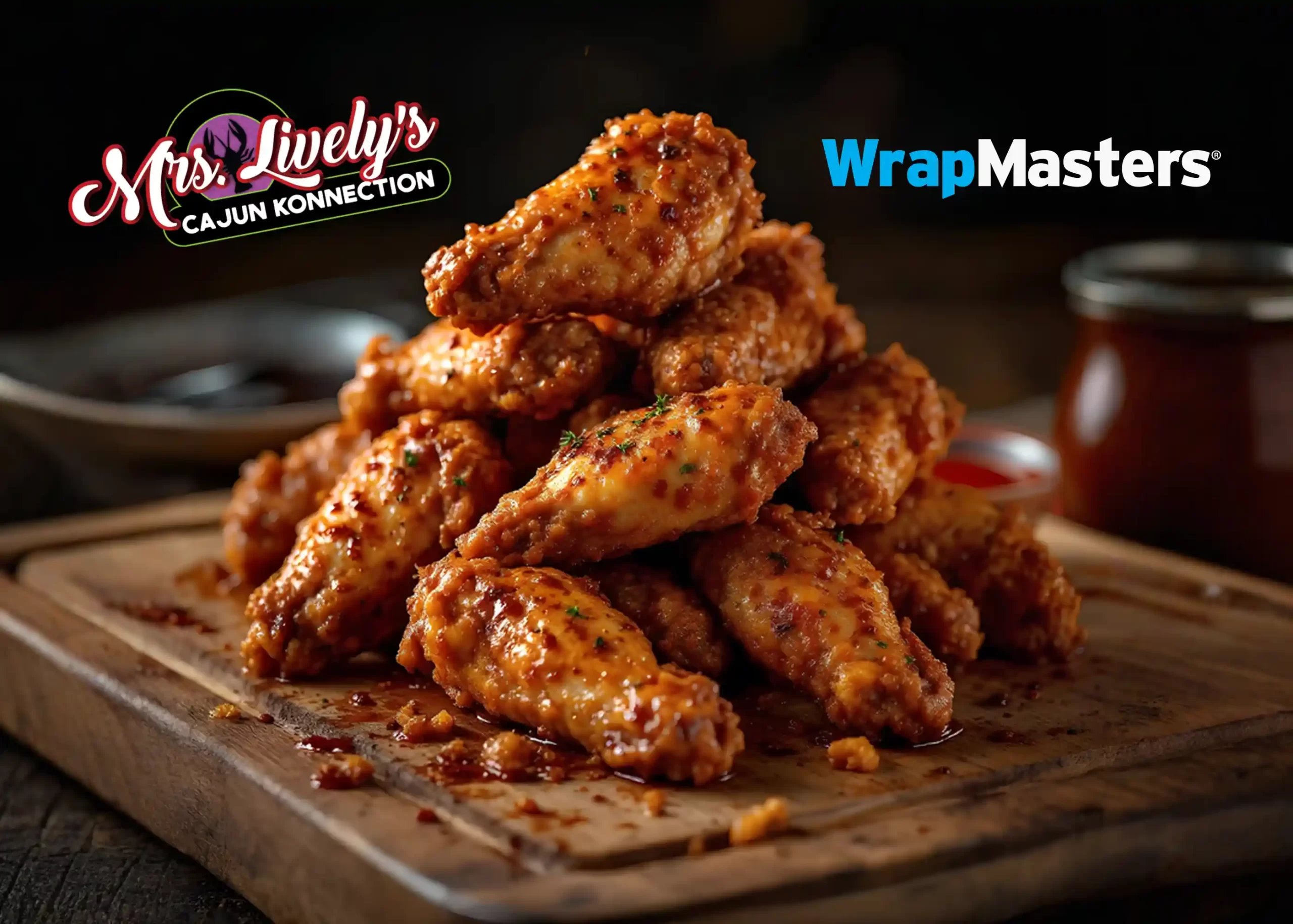 cajun wings Food Photography Trailer Wrap