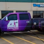 Facilities Management Truck Wrap Denton 3