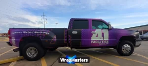 Facilities Management Truck Wrap Denton
