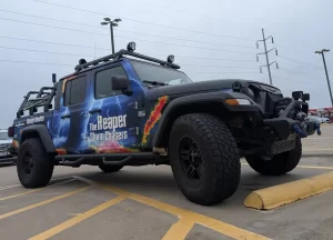Off road truck wrap in denton