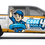 Pool Company Wrap and Logo