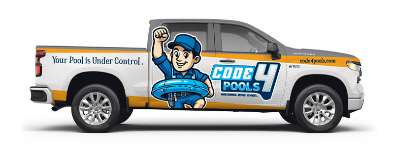 Pool Company Wrap and Logo