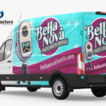 bellanova photo booth van wrap
