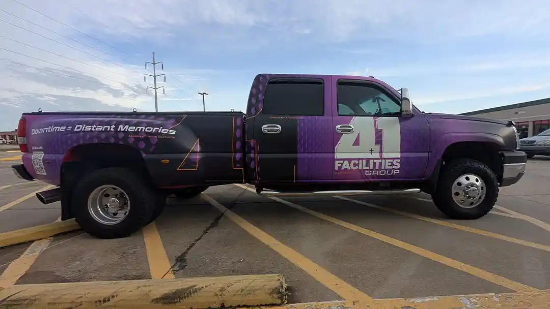 facilities Management Truck Wrap